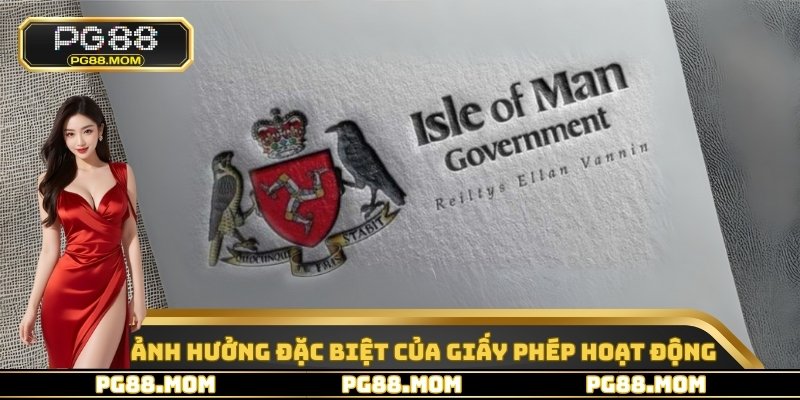 Ảnh hưởng đặc biệt của giấy phép hoạt động